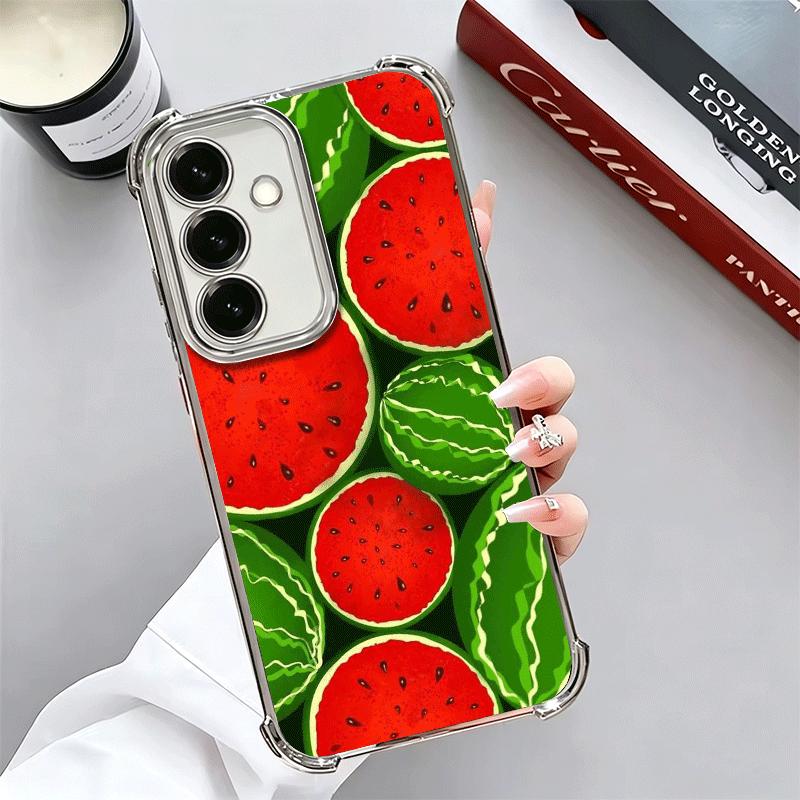 Watermelon Summer Fruit Soft Phone Case For Samsung A17 A27 A07 A37 A57 A16 A56 A15 A55 A14 A54 A13 A53 A26 A36 A25 A35 A24 A34