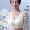 Plus Size Seamless Lace Wireless Support Bra for Women