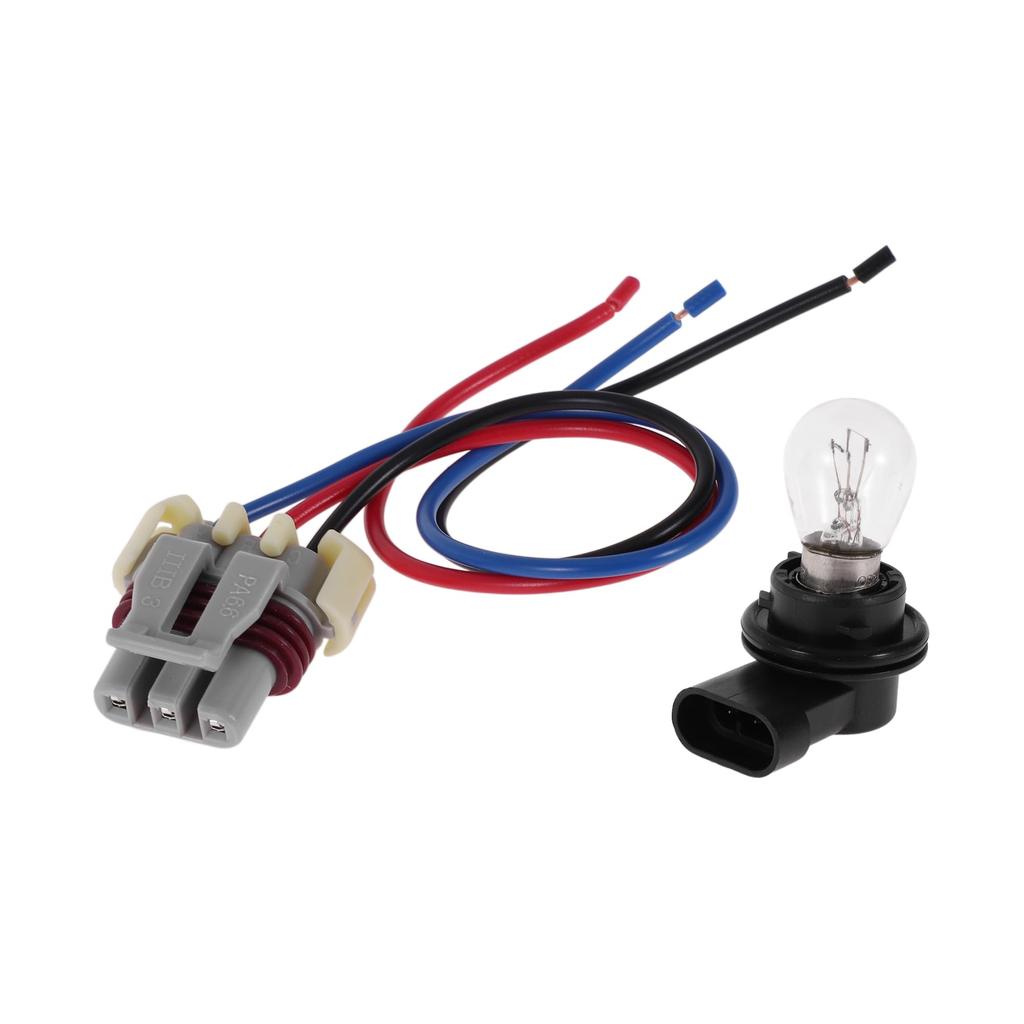 ABSOPRO 1 Set Headlight Socket Wiring for Fiat 500X Part Bulb Pigtail Connector Harness with Bulb Wire Plug 2016-2020, Number 68285062AA,