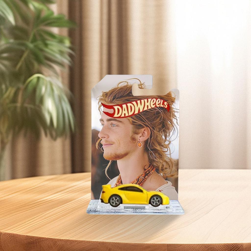 Personalized Gift Car Toy Car Model Card Including Car Model