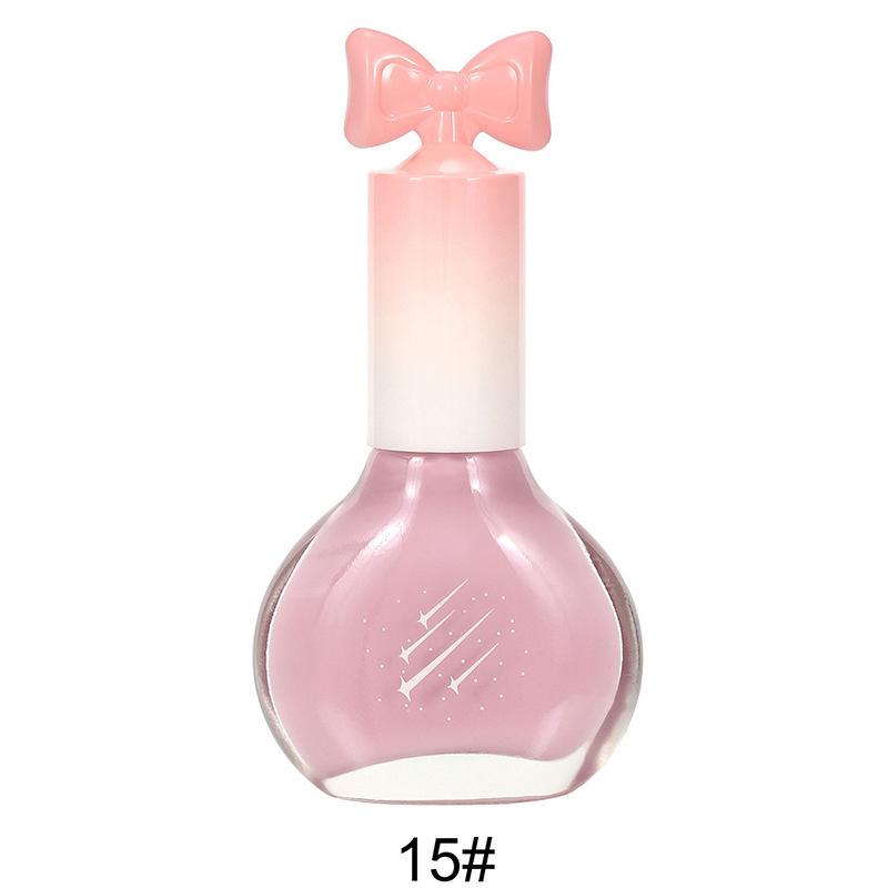 Nail Polish No Bake Oily Fast Drying Non-tearable Nude Color Long Lasting Waterproof Nail Polish
