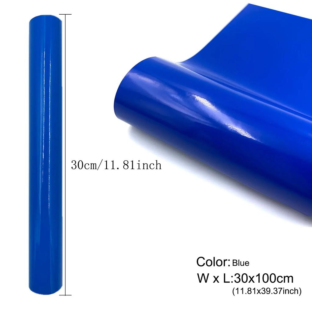 1-5roll Glossy Adhesive Vinyl Craft Cut Film for Outdoor Decor Sticker Cutter Car Wall Lettering Film DIY 30cm X 100cm