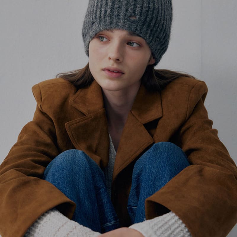 

Marchen Vintage cat beanie_4color ivory