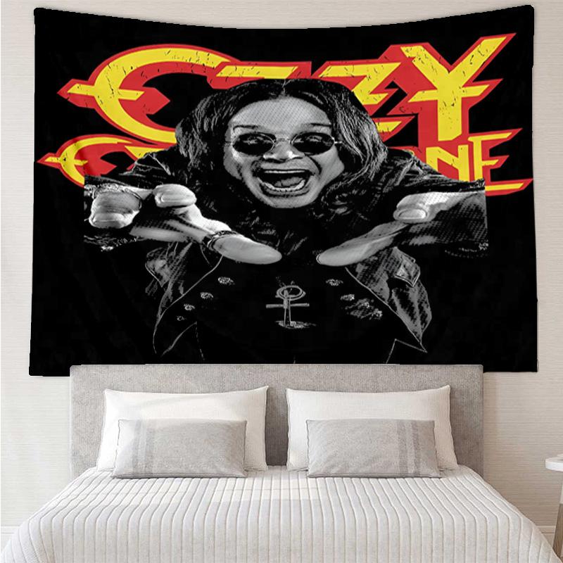Ozzy Metal Legend Tapestry, Unique Design Tapestry, Wall Decor for Bedroom,Livingroom, Playroom,Heartwarming Fan Holiday Gifts