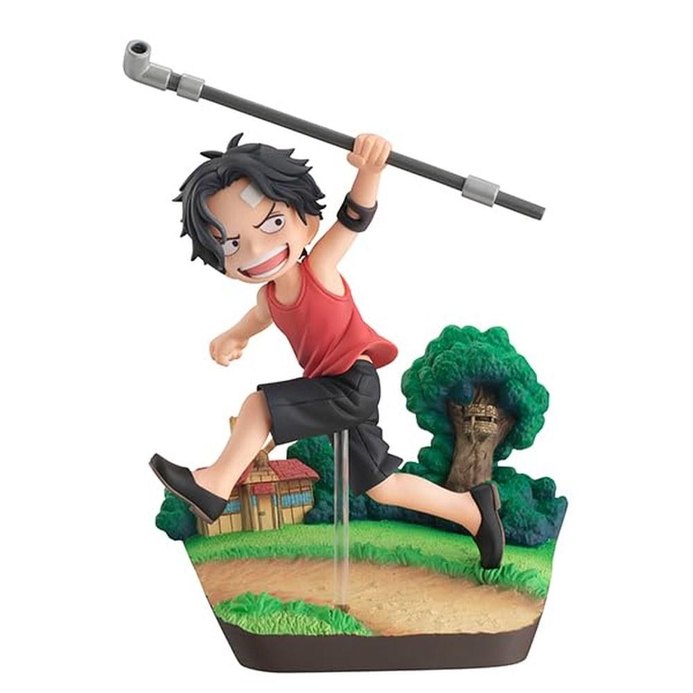 MegaHouse G.E.M. Series One Piece Portgas D. Ace PVC Figure RUN! RUN! RUN! 130mm Painted Complete