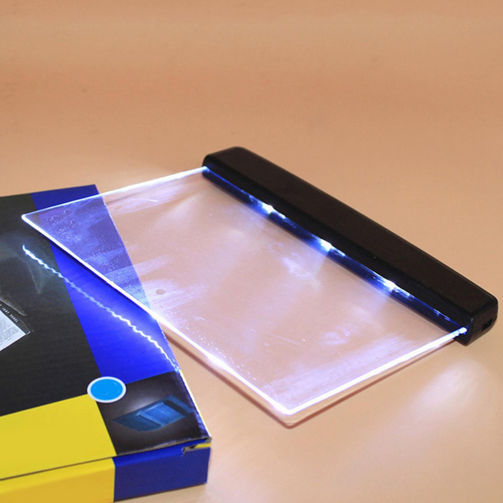 

1Pc LED Flat Panel Night Vision Reading Light Eye Protection Reading Light Student Night Light Creative LED Book Eye Care Light чорний