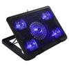 Portable Ultra Slim Silent Laptop Notebook Cooling Pad USB Powered Silent With 5 Fans LED