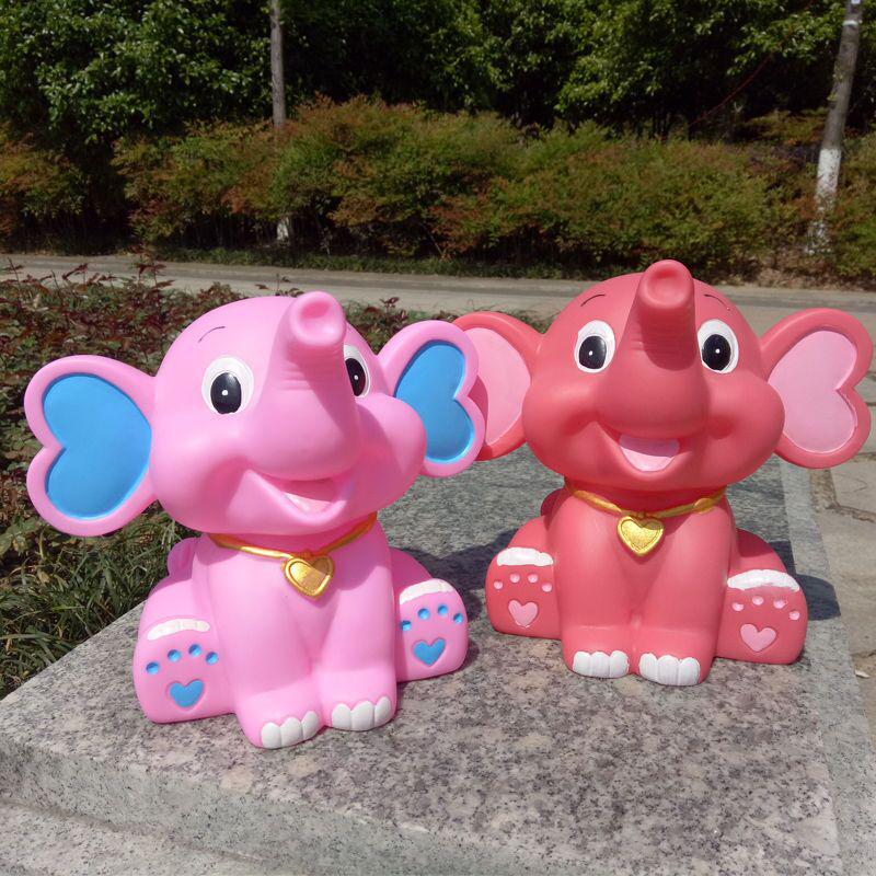 Children's Drop-Proof Elephant Piggy Bank - Cute Savings Bank & Creative Birthday Gift for Girls