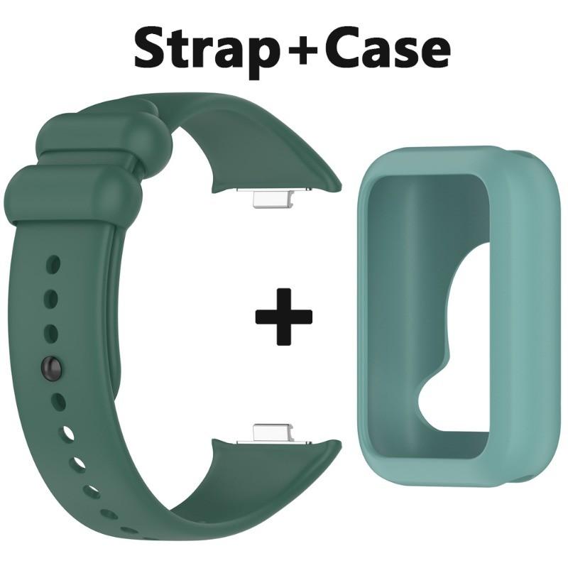 Silicone WatchBand+Case Cover For Xiaomi MiBand 9 Pro Smart Watch Strap Watchband Shell For Mi Band 9Pro Sport Bracelet Wristband