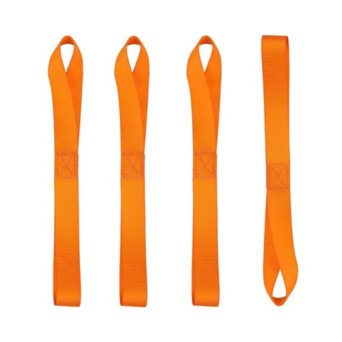 GYWHOOFT Set of 4 Tie-Down Straps for Transport, Cargo Tie-Down Straps with Soft Loops, Multi-Purpose Tie-Down Straps for Packaging, Bicycles, Motorcy
