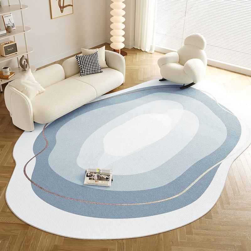 Nordic Style Living Room Decoration Carpet Irregular Shape Rugs For Bedroom Home Fluffy Soft Rug Thick Anti-Slip Study Floor Mat