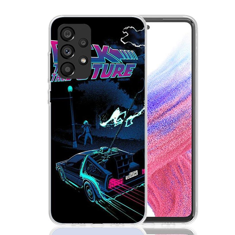 Back To The Future Time Machine Case Phone Cover for Samsung Galaxy A17 A16 A15 A14 A13 A56 A55 A54 A53 A36 A35 A34 A33 A26 A25