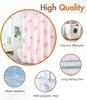Tenda da Doccia con Fantasia di Fiocchi Rosa 160X180Cm Carina Femminile Decorazione Bagno Tende da Bagno Dolce Colore Pastello