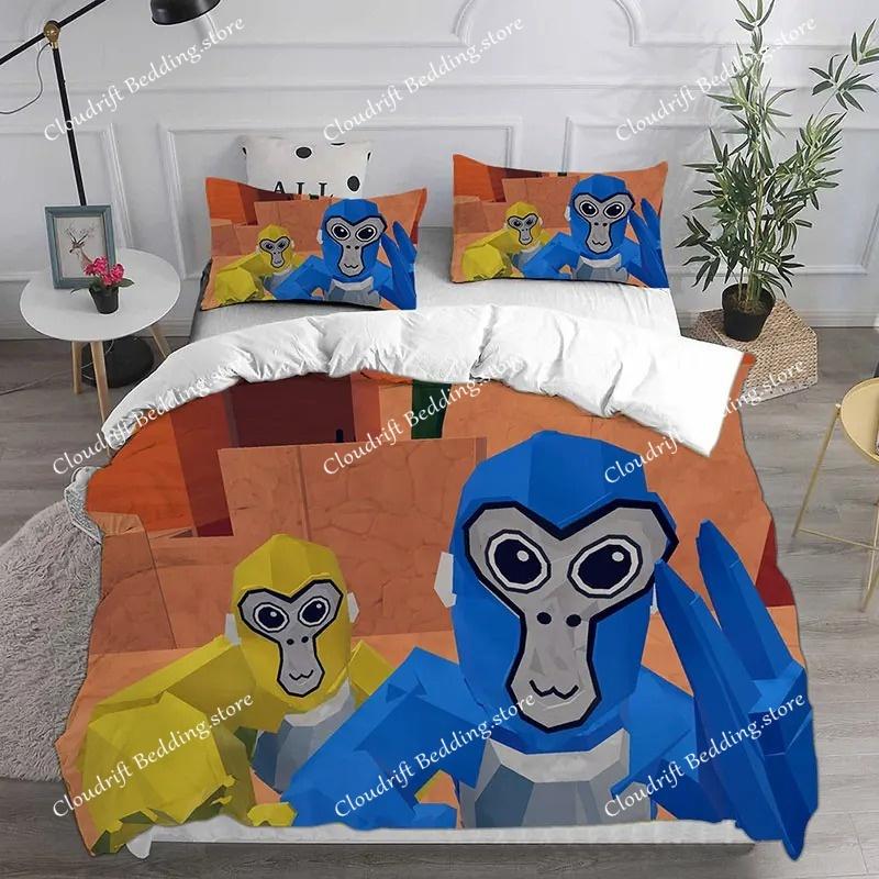 Game Gorilla Tag Bedding Sets Comforter Quilt Bed Cover Duvet Cover Pillow Case Sets Bedroom Decoration Home Textiles