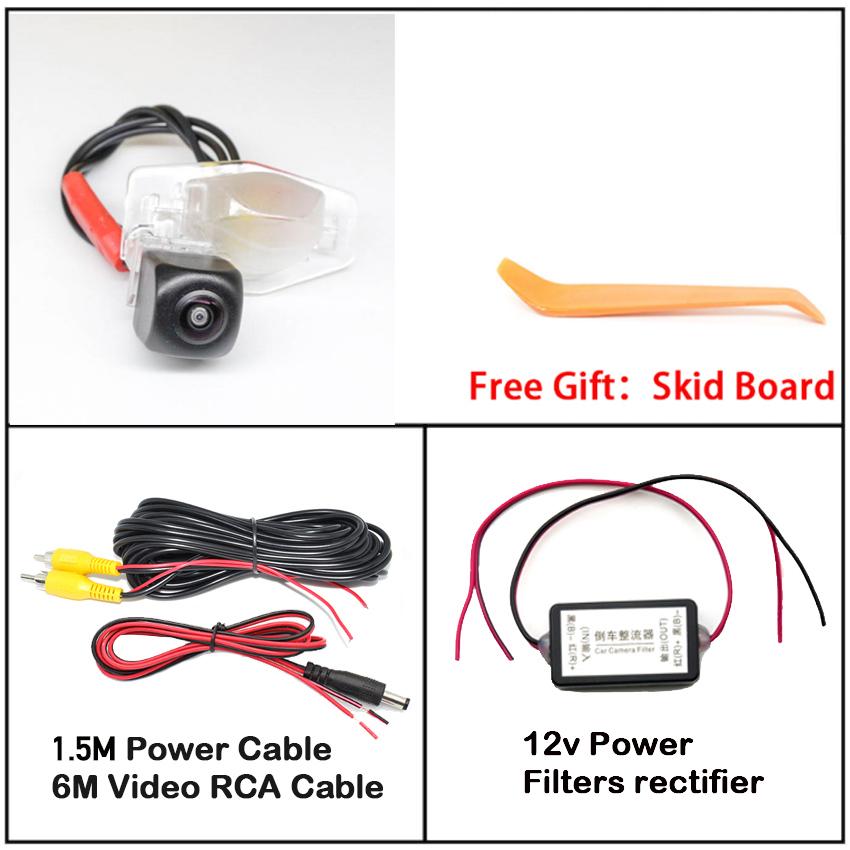 170 Degrees 1080x720P HD CCD Vehicle Rear View Reverse Camera For Honda Odyssey Accord Crosstour CR-V CRV Fit Jazz HRV CRZ CRX