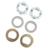 Spindle Nut and Washer Kit K7133500 Accurate Thread Excellent Sealing Replacement for EZ Lube Axles