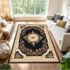 Elegant Floral Pattern Design Non-Slip Home Carpet Design for Office Decor Living Room Gift