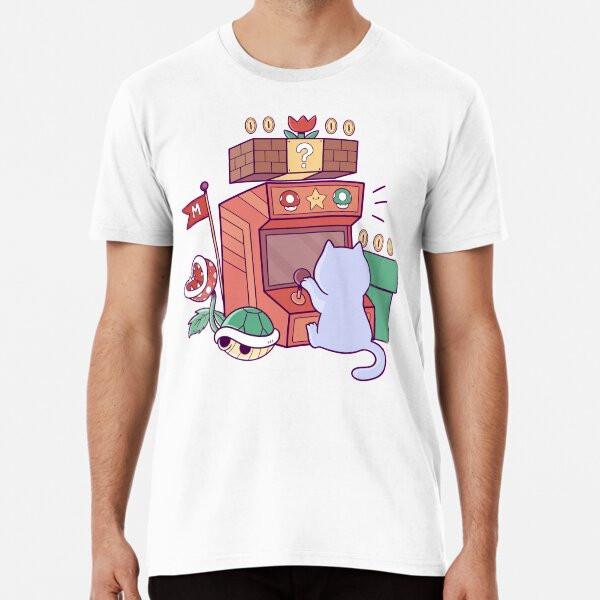 

Gamer Cat T-Shirt S-5XL Best T-Shirt 4XL