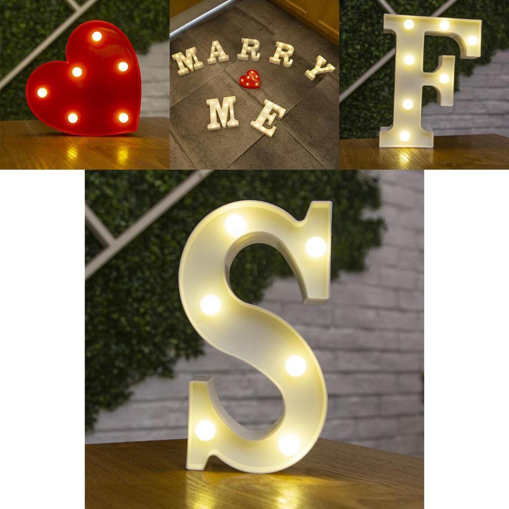 Large Led Light Emitting Alphanumeric Love Standing Sign Decoration For Party Themes And Indoor Decor