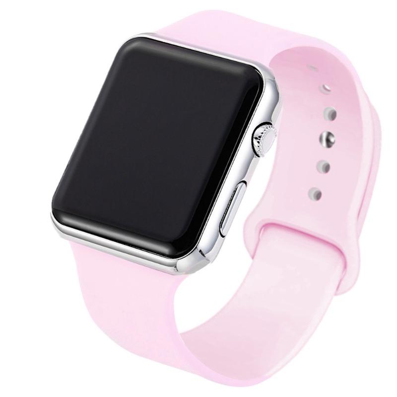 Fashion Sport Digital Watch for Women Men Square LED Watches Casual Silicone Electronic Ladies Wristwatches Clock Reloj De Mujer
