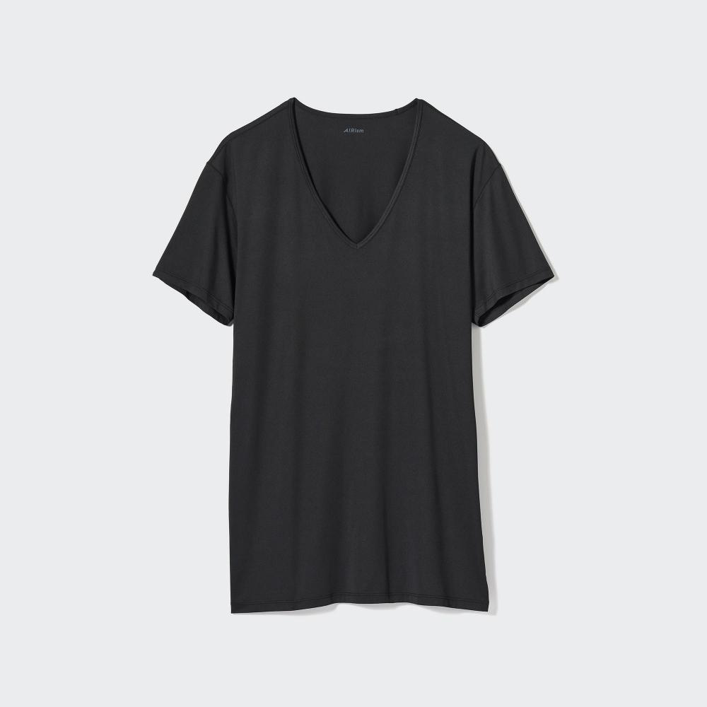 Uniqlo Airism V Neck T  shorT sleeVe 