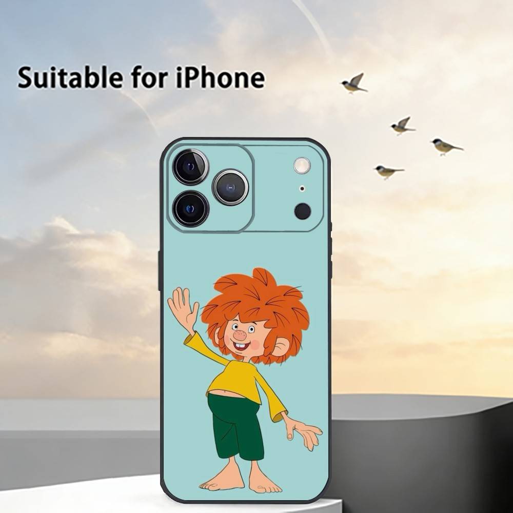 M-Meister E-Eder und Sein Pumuckl Phone Case For iPhone 17, 16,15,14,13,12,11 Plus,Pro Max, Others Soft Black Cover