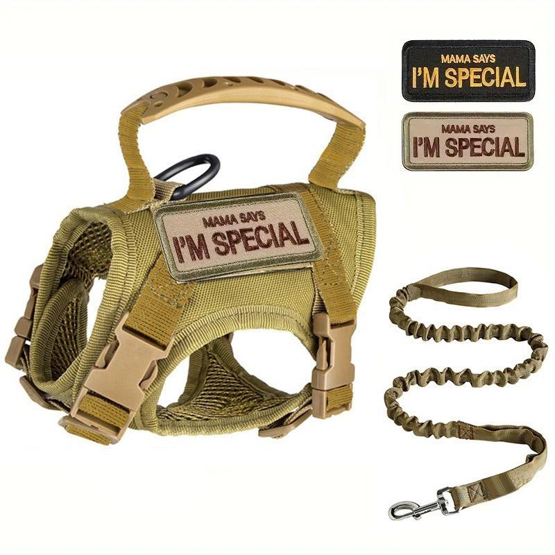 Abbigliamento per Gatti Accessori per Gatti Sicuro Pettorina Tattica Leash di Trazione Con Due Adesivi Per Gatti Cuccioli e Cani Piccoli