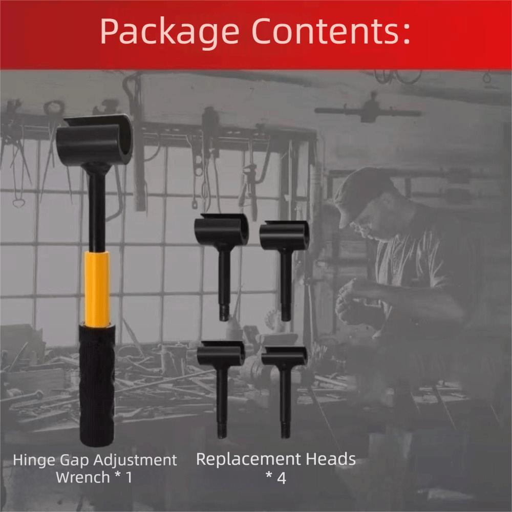 Heavy-Duty Construction Door Hinge Wrench Portable Design Hinge Repair Spanner Commercial Use
