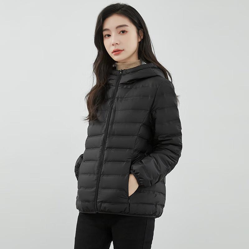 Yaya Women's 2024 Lightweight Short Hooded Down Jacket