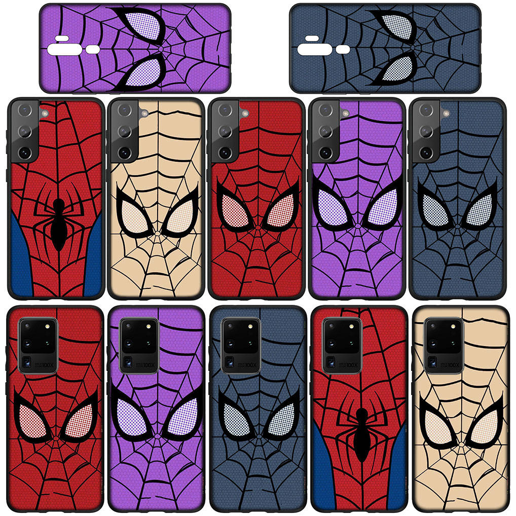 For Samsung Galaxy S24 S23 iPhone 16 15 14 Xiaomi Redmi Note 13 12 11 10 Plus 9 Pro Max X XR Telefondeksel Tegneserier Spider Man Spiderman OPPO Huawei Deksel