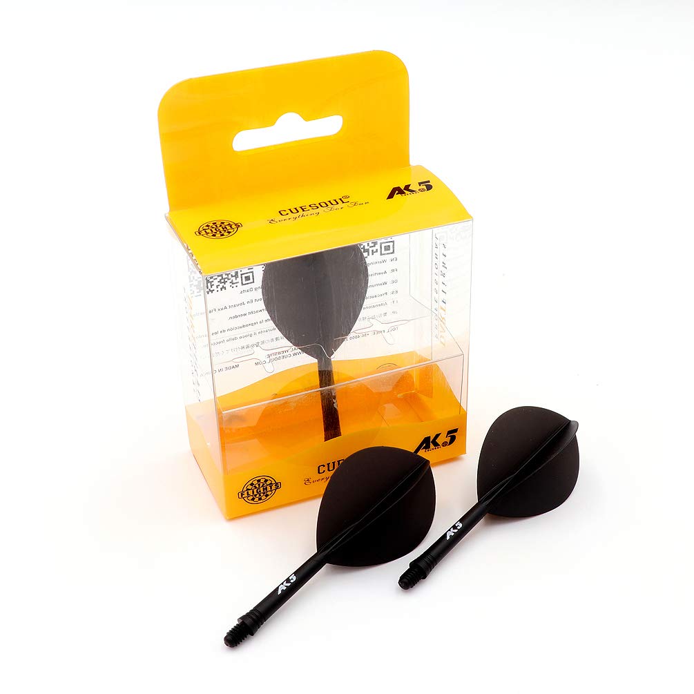 

CUESOUL Integrated Shaft Flights, Pear/Teardrop Shape, Large, Set of 3 (CSAK-51SDL)