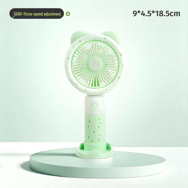 Rechargeable Mini USB Desk Fan: Portable, Strong Wind Handheld Electric Fan