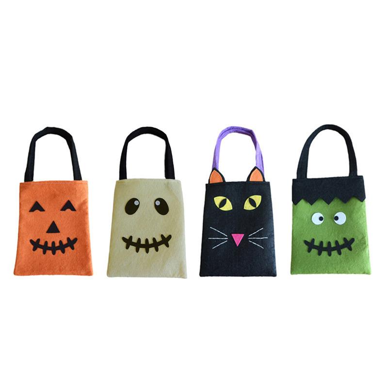 

Сумка-тоут на Хэллоуин Ведьма Черная Кошка Конфетный Мешок Кошелек Или Жизнь Фестиваль Декор Для Детей Подарочный Мешок Сладости Для Вечеринки Подарочная Корзина тыква