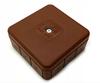 Surface-mounted Hermetic Box 85X85X37Mm Brown