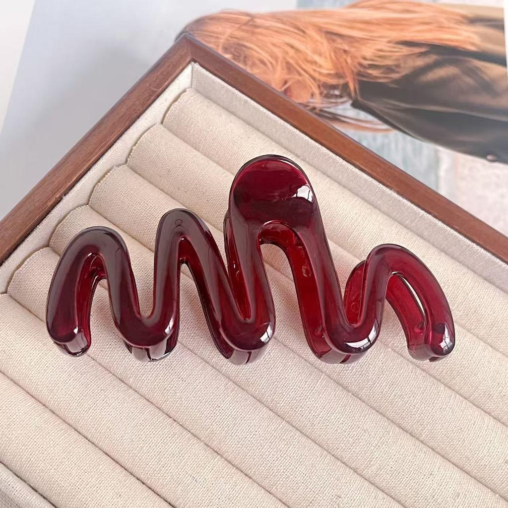 Wave Shark Clip Hairpin, Back of The Head, Disc Hair, Headdress, Hair Catch