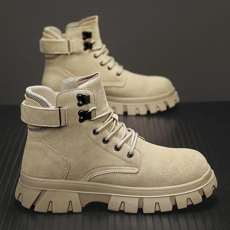 

мужские ботинки 2024 года, новые зимние тапочки, теплые мужские туфли, водонепроницаемые нескользящие плюшевые кроссовки, мужские теннисные туфли, ботинки, мужские кроссовки, зимние 38