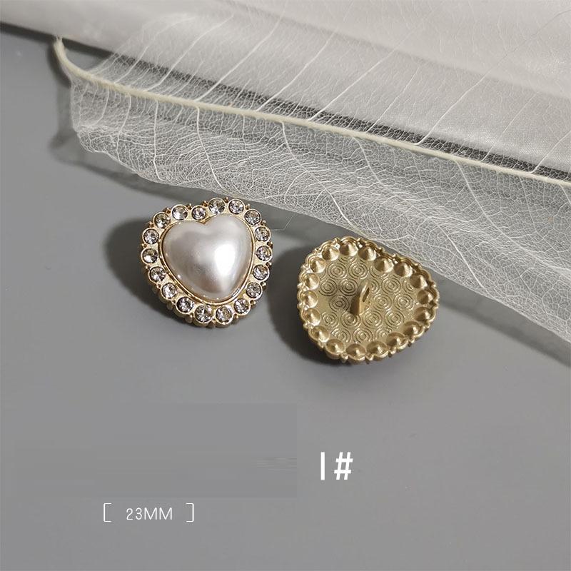 

0шт/лот 23мм Металлическая пуговица в форме сердца высококлассная пуговица для жакета из грубой льняной ткани, пуговица для свитера, вязаная, ручной работы 23mm