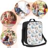 Cute Alpaca Animal Insulated Lunch Bag for School Work Office Picnic Llama Cactus Tote Lunch Box Containers with Shoulder Strap