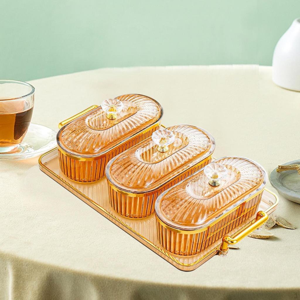 Divided Platter for Nuts and Snacks in Living Room