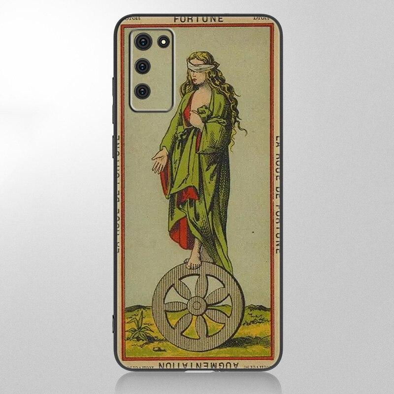 Etui Tarot Egyptien de Dusserre Art do Samsung Galaxy A12 A02S A22 A32 A52 A72 A71 A51 A41 A31 A21 A11 A50 A70 A10S A20S