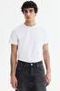 H M sliM FiT T sHirT wHiTe