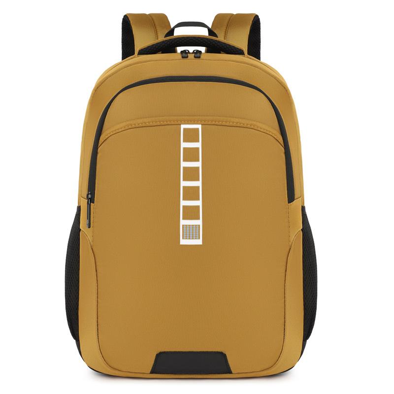 Men's business and leisure backpack, light travel, reflective strip, large capacity backpack,