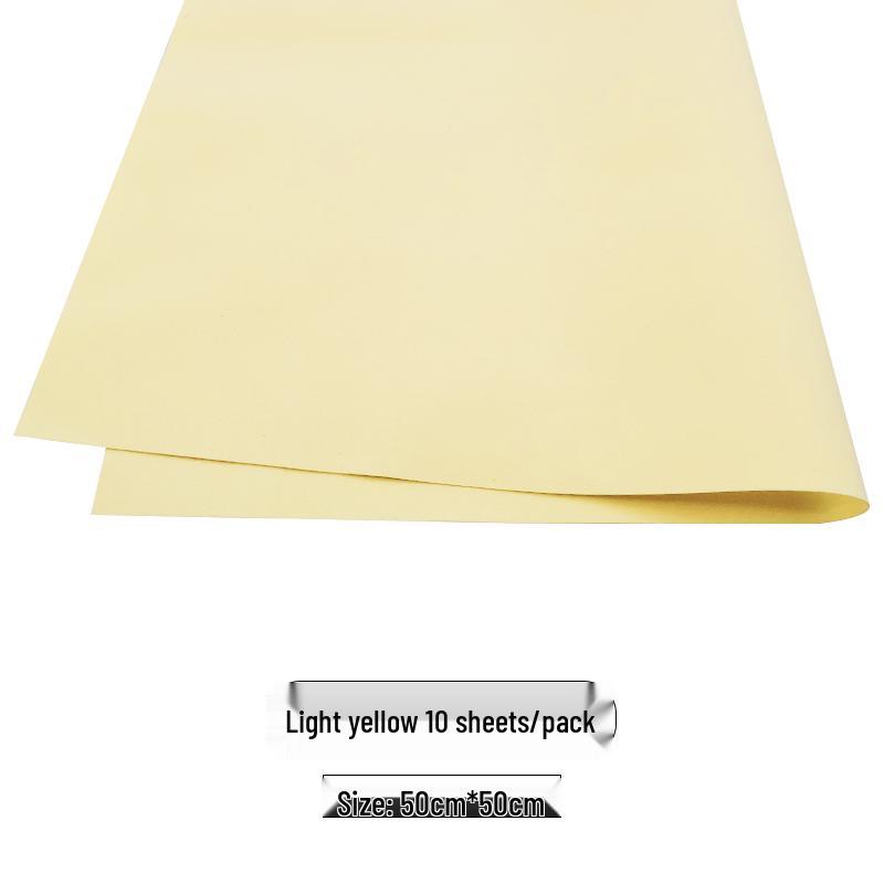 Colored Foam Paper Pack - 10 Sheets, 10 Colors - for Crafting & Origami