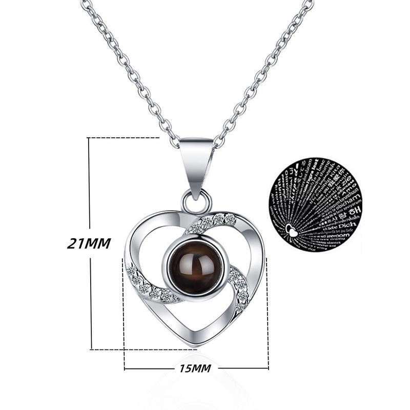 

Ожерелье в форме сердца с красной розой с подарочной коробкой - Подарок на День святого Валентина, годовщину, день рождения, День матери для женщин, мамы, жены