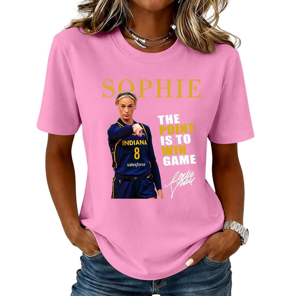 Unisex Casual Letter Print Neck Short Sleeve T-Shirt for Everyday Wear