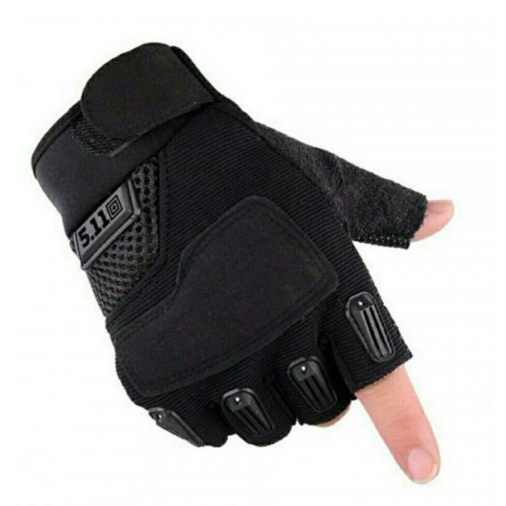 Taktische Handschuhe Herren Black Hawk Militärfans Outdoor Schnittfest Sportschutz Rutschfest Motorradfahren Halbfinger