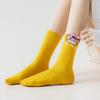 5 Pairs of Female Spring and Summer Trend Cartoon Tube Socks