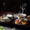 Poppy DIY Crystal Epoxy Coaster Silicone Mold - Half-Moon Stripes Round Resin Display Stand