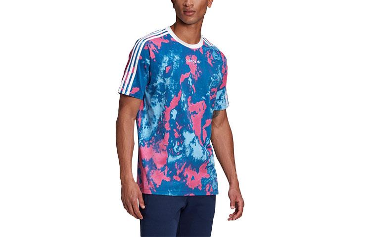 Adidas Originals T Shirt Men s Pink Blue GN2104 M
