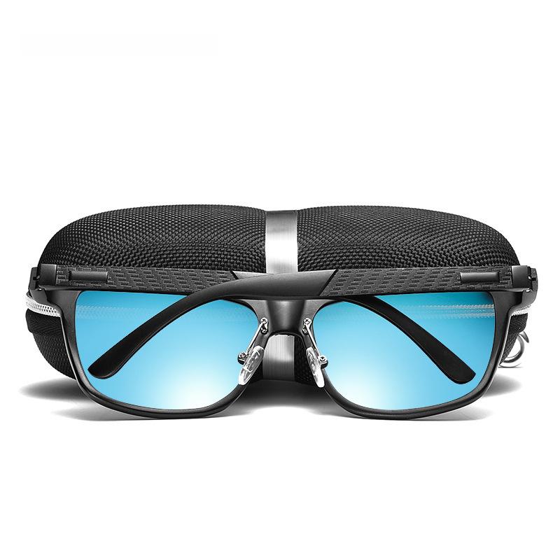 Aluminum Magnesium Men's Polarized Sports Sunglasses - Full Frame, Personality Style (Model XY045)
